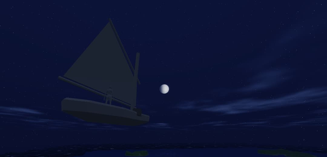 The archipelago under a night sky